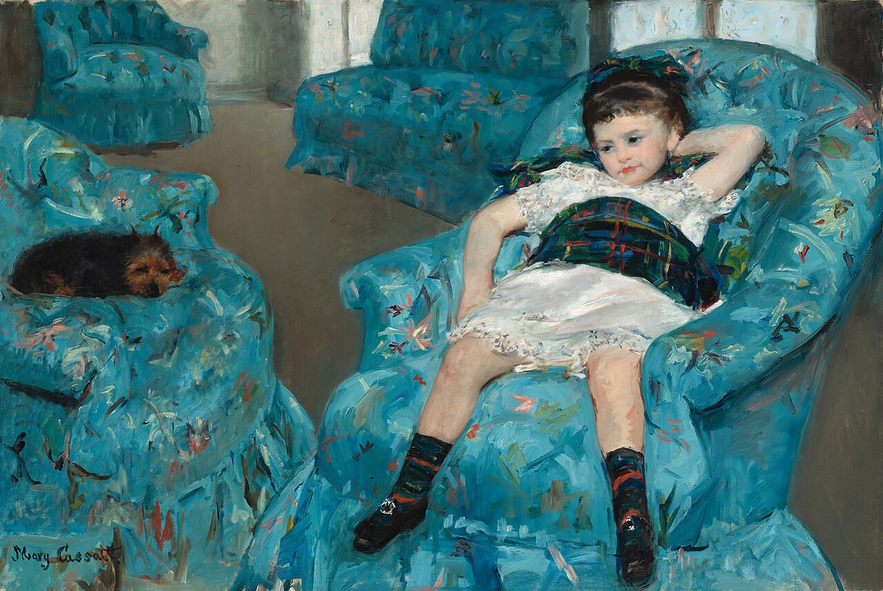 <p><em>Little Girl in a Blue Armchair</em> (1878)</p>
