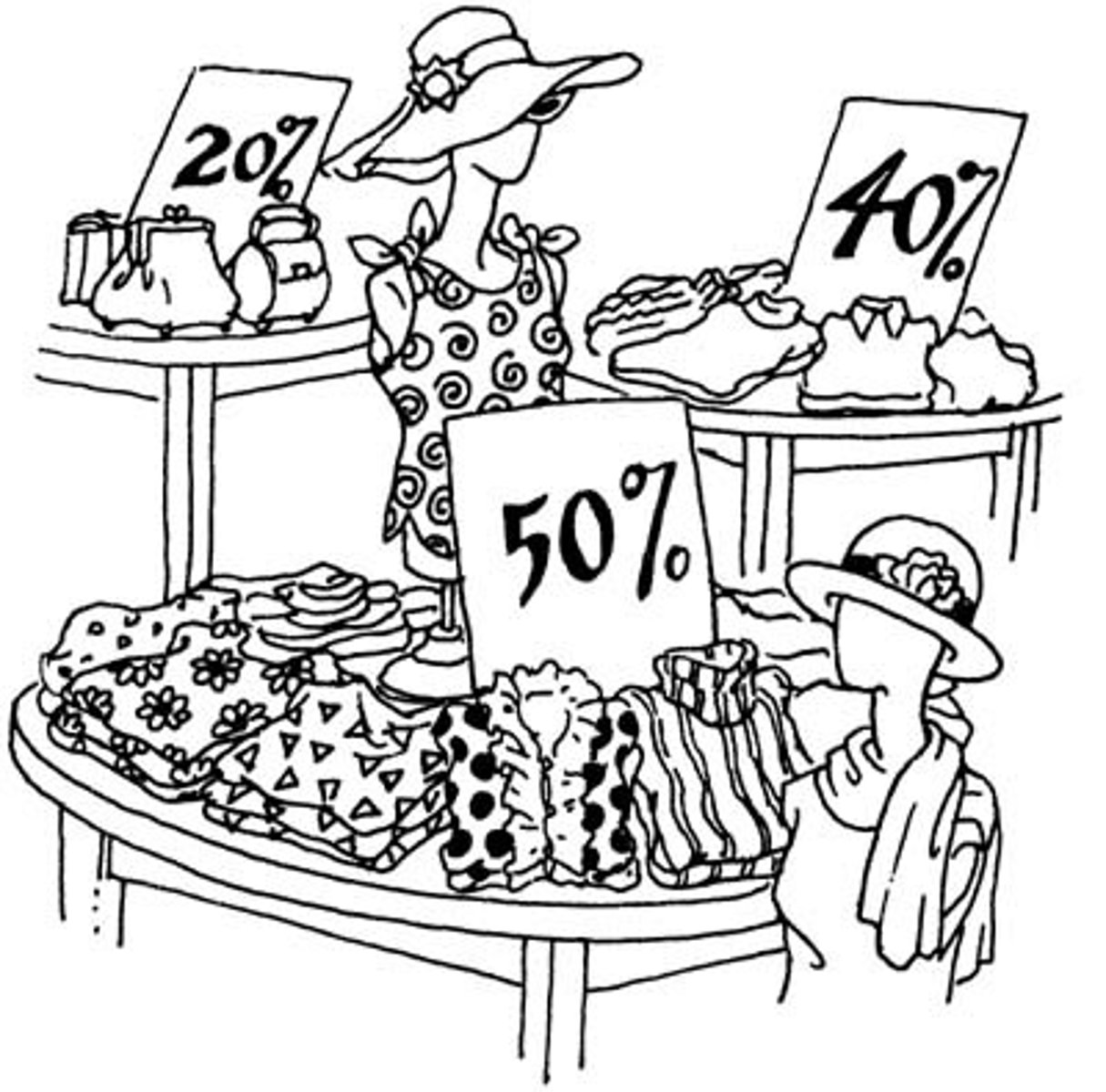 <p>look for sales, I go shopping during the sales</p>