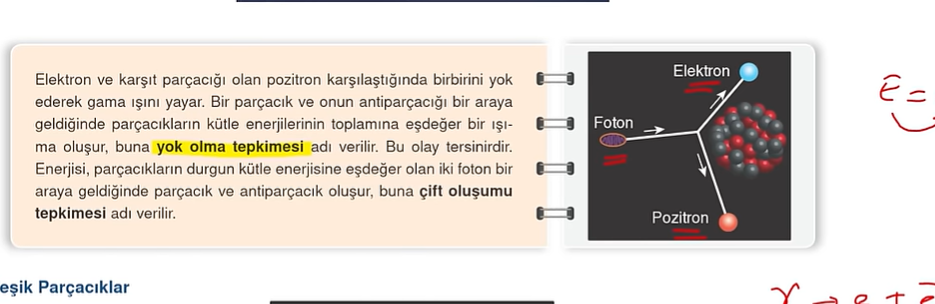 <p>Madde antimadde</p>