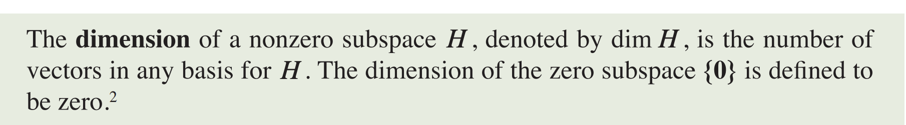<p>to find dimension of Nul A, simply identify and count the number of free variables in Ax = 0.</p>