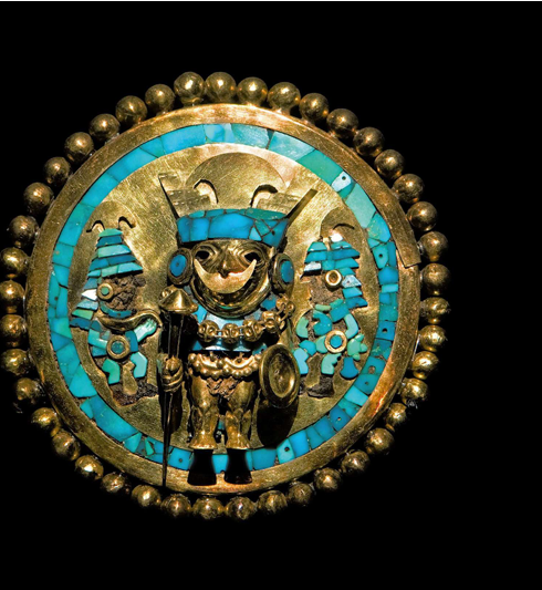 <p>Ear Ornament from the Sipan Tombs</p>