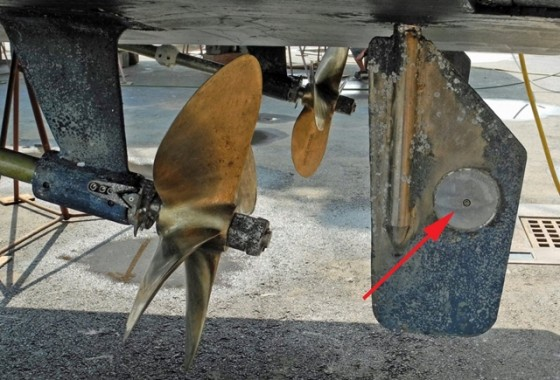 <p>its a technique that’s used for controlling the process of corrosion of a metal</p><p>sac anodes: are attached to the metal, so that they will oxidize first.</p><p>they are attached to the bottoms of ships (that are near the water)</p>
