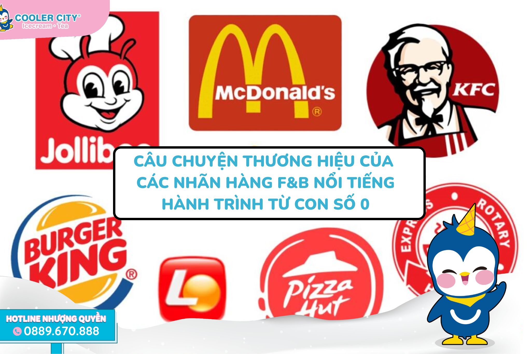 <p>các thương hiệu quen thuộc trên phố</p>