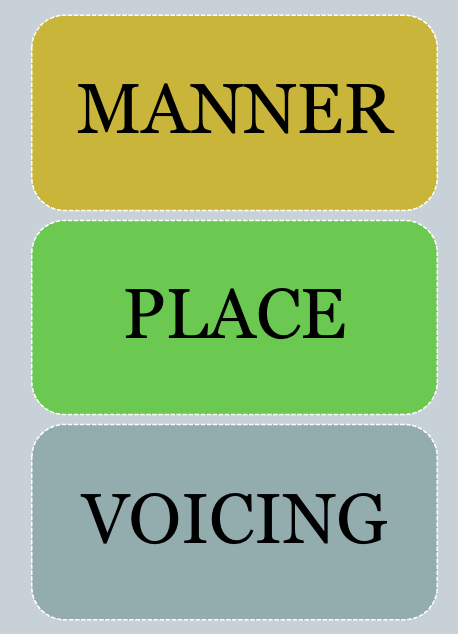 <ul><li><p>shorter in distance</p></li><li><p>less in intensity </p></li><li><p>cannot stand alone as a meaningful utterance </p></li></ul><p></p>