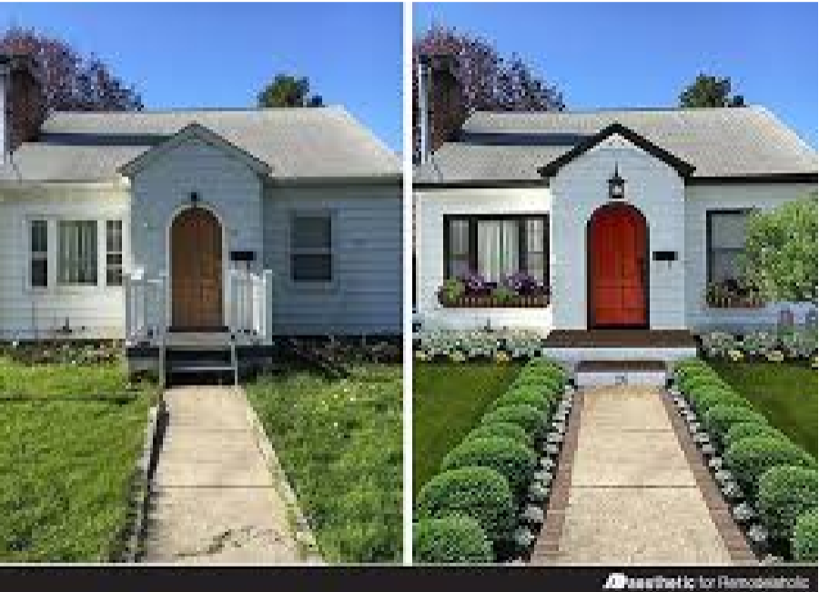 <p>The visual “Attractiveness” of a house from afar (sets mood etc)</p>