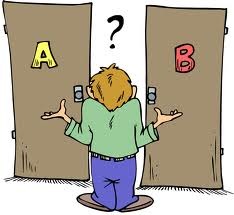 <p>Presenting two or more items for the client to choose</p><p>ex. </p><p>giving someone options and asking them to pick one, just like when I gave you a pencil and a notebook and you chose the pencil, so I replaced the notebook with a phone and you chose the phone.</p>