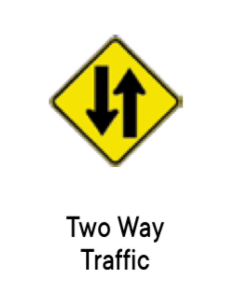 <p>Warning signs </p>