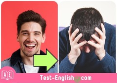 <p>I'm _____ when I fail an exam.</p>