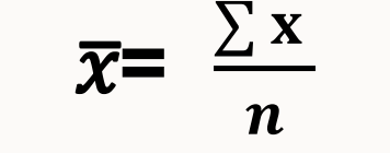 <p>of ungrouped data is obtained by adding all the values divided by the frequency of a set of data. the mean of ungrouped data is also called average. it is written as </p>