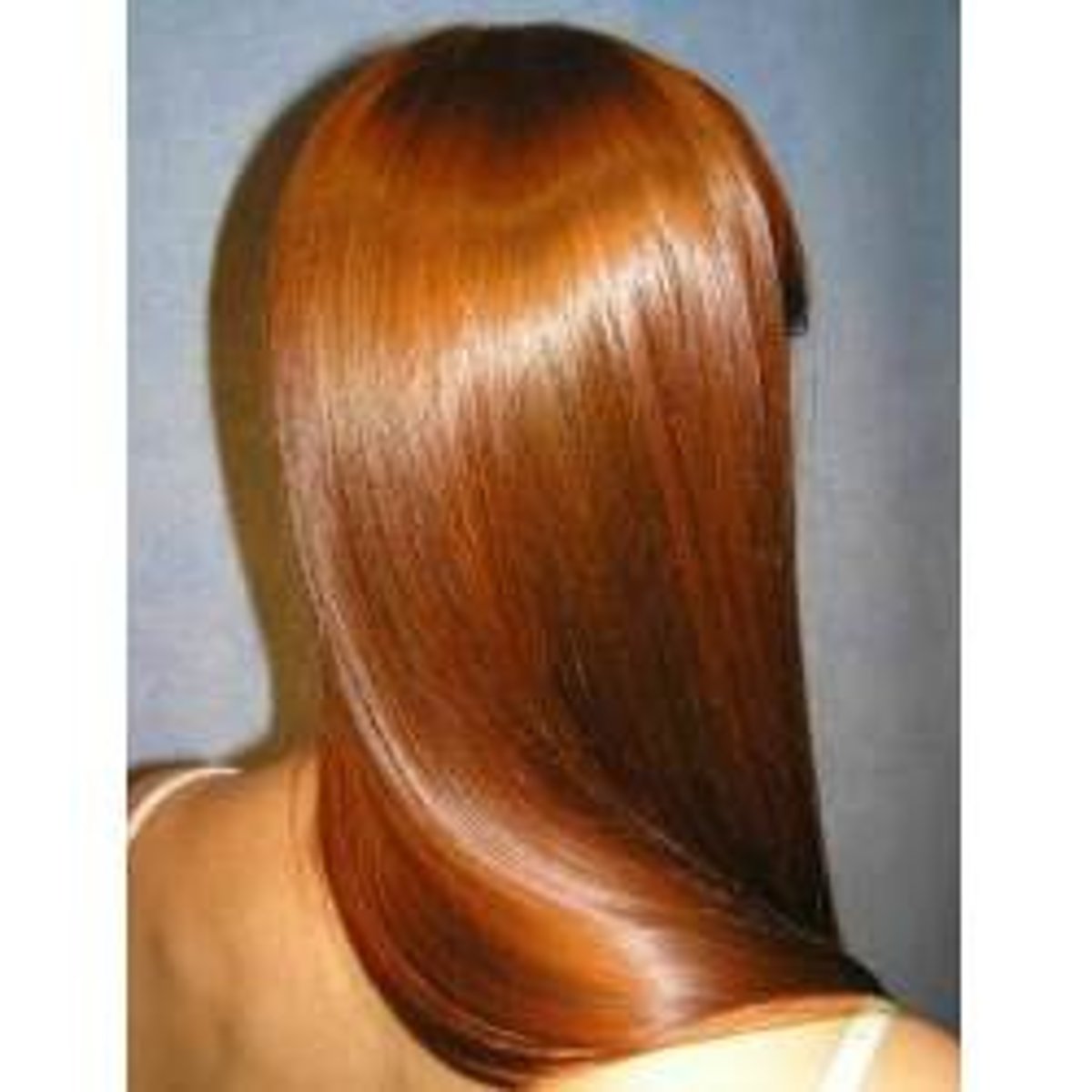 <p>straight hair</p>
