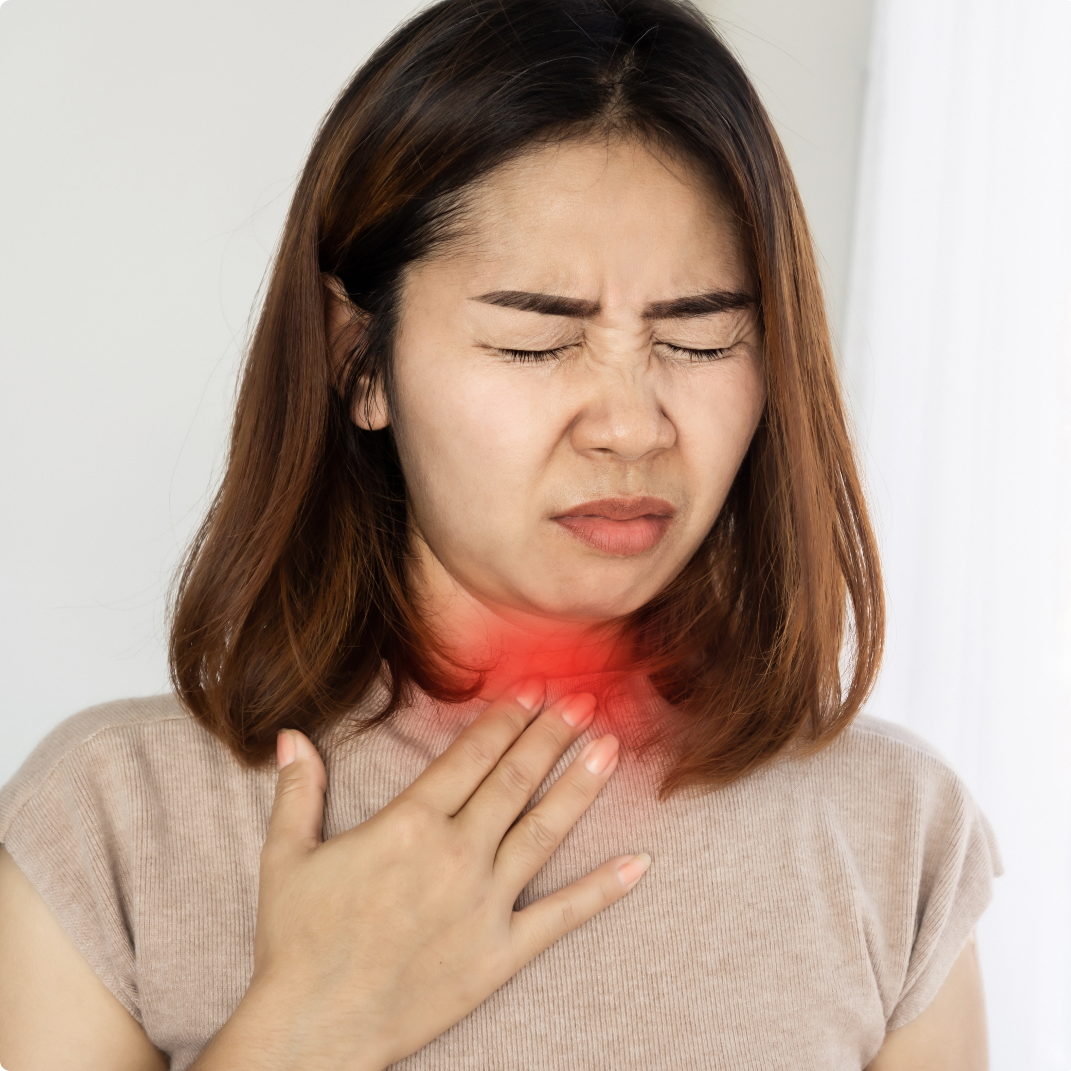 <p>sore throat</p>