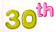 <p>30th</p>