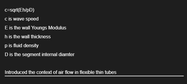 <p>c=sqrt(Eh/pD)</p>