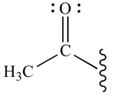 <ul><li><p><span style="color: rgb(239, 87, 201);">H<sub>3</sub>C—C=O</span></p></li><li><p>Has a carbonyl and a methyl group</p></li><li><p>Reactivates genes/DNA shut down by methyl; serves as an “on switch”</p></li><li><p><strong>Polar</strong></p></li></ul><p></p>