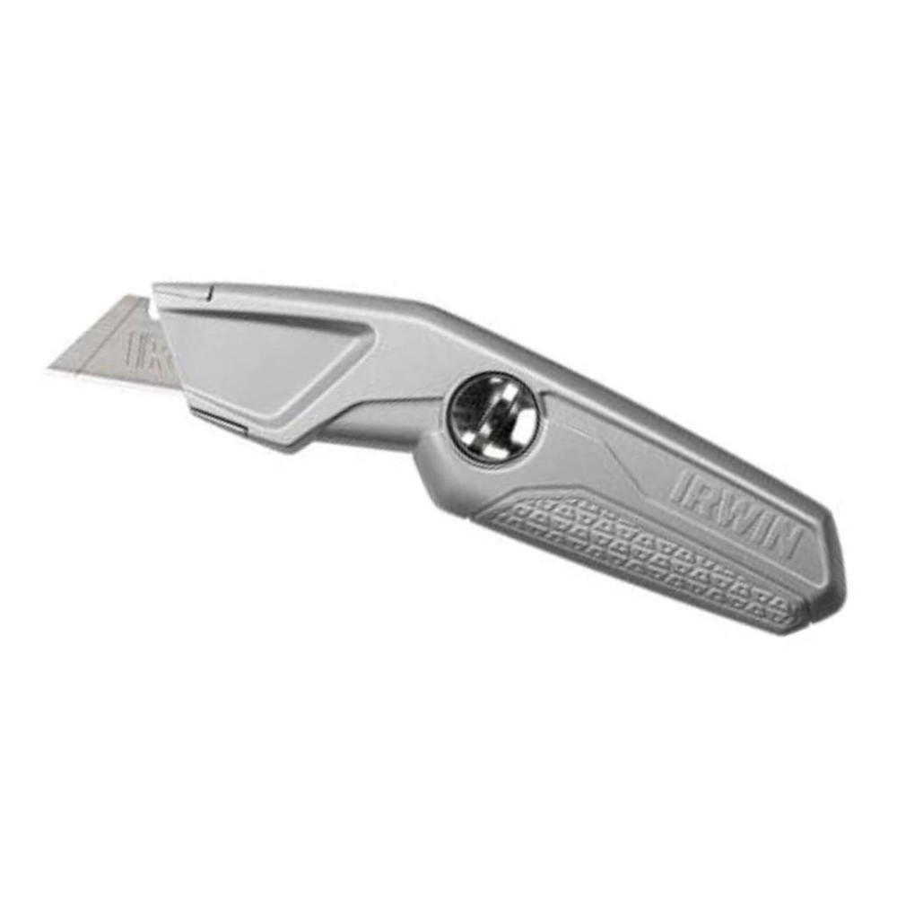 <p>A sharp knife for cutting drywall, roofing felt, etc.</p>