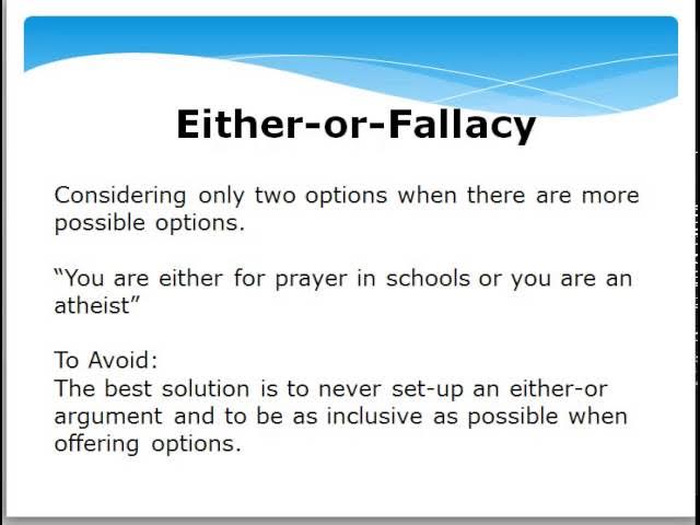 <p><span>either/or (false dilemma)</span></p>