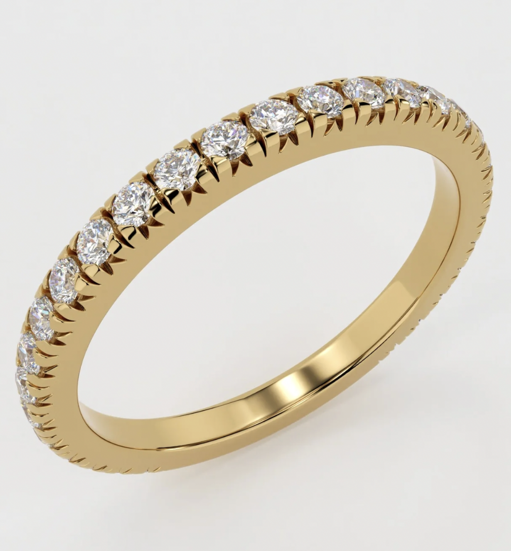 <p>1.8mm French Pavé Band</p>