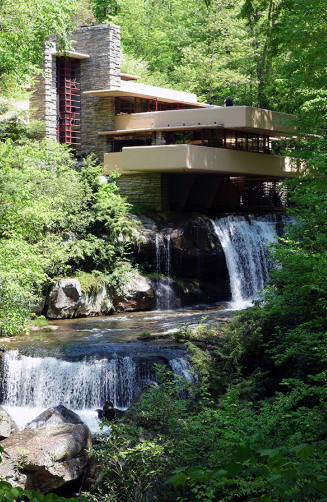 <p>Implementing the home into the environment by building the house around the creek. Implements the shale from the creek into the design with steps that leads into the creek down below to “let in the water” when the creek floods a bit, as to not let the house get in the way of the creek</p>