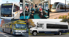<p>public transportation</p>