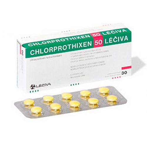 <p>What are the 2 uses of <strong>chlorprothixene </strong>aside from its hypnotic/sedative effect?</p>