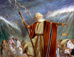 <p>Led Hebrews out of slavery in Egypt; was given the Ten Commandments</p>