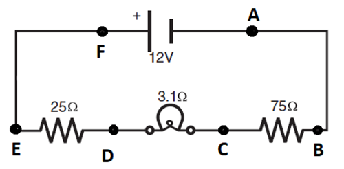 <p>Given the circuit below, if you suspected the 75Ω resistor was shorted, what steps</p><p>would you take to determine this?</p>