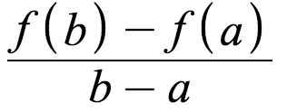 <p>f(b)-f(a)/b-a</p><ul><li><p class="has-focus">a ≠ b</p></li><li><p class="has-focus">usually given two x-values; plug x values into original function for both b AND a, simplify both functions, subtract b from a, and then divide by b plus a to find AROC</p></li><li><p class="has-focus">Plug in one of the given x-values to original function to find y-value ——> (x, y)</p></li><li><p class="has-focus">Once you have your AROC value and at least one point (x, y), plug into point-slope form for the equation of the secant line [y-y¹=m(x-x¹)]<br></p></li></ul><p></p>