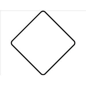 <p><strong>A sign with this shape means:</strong></p>