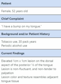 <p>which of the following is LEAST likely the cause of this patient’s symptoms:</p><p>rhabdomyoma</p><p>pleomorphic adenoma</p><p>schwannoma</p><p>leiomyoma</p>