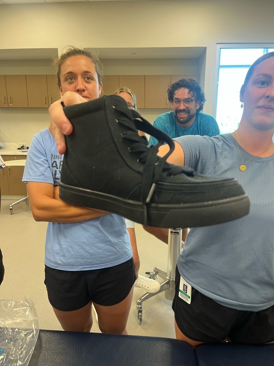 <p>**toe walkers</p><p>**foot drop</p><p>**peds hypotonia</p><p>**hypermobility</p>