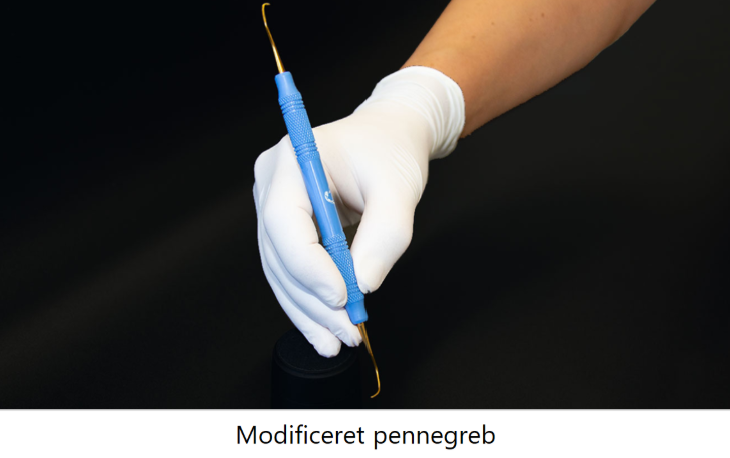 <p>Modificeret pennegreb </p>