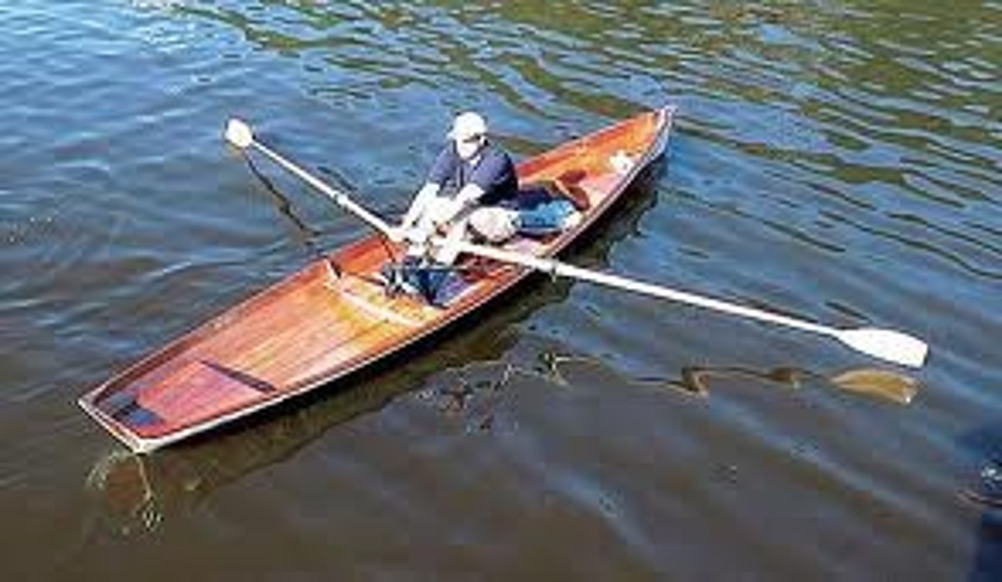 <p>to do rowing, to row</p>