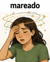 <p>mareado</p>