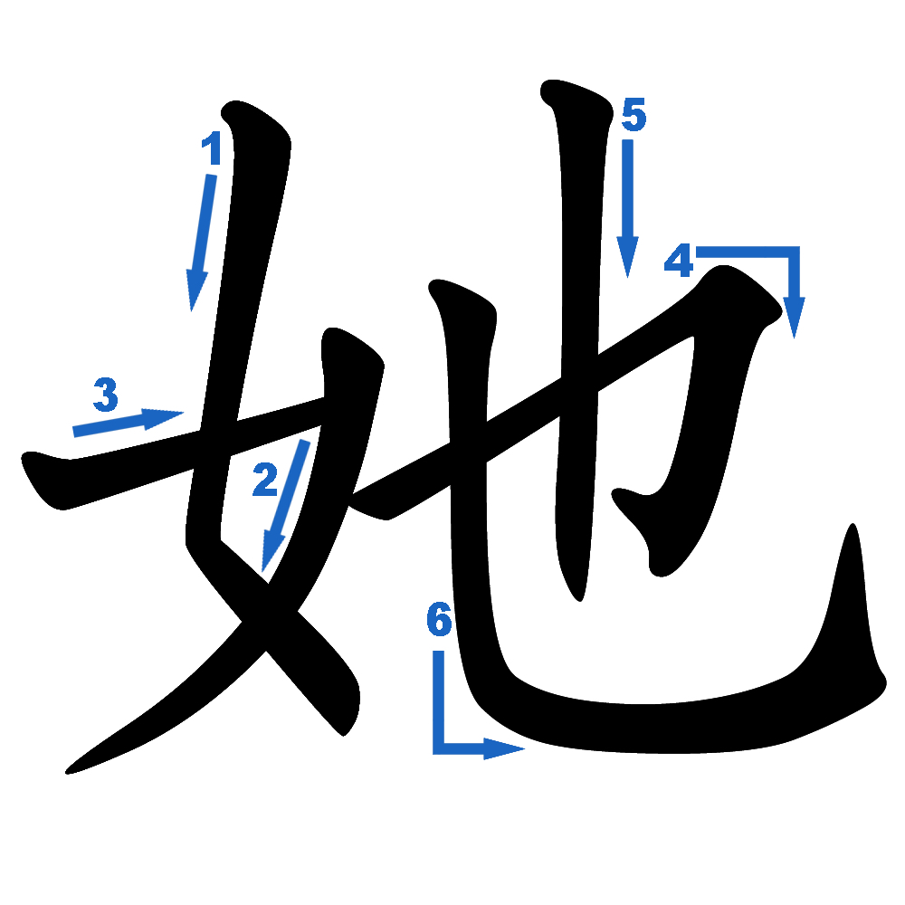 <p>她 (tā)</p>