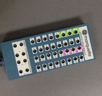 <p>Stim cables and IC Out connect to the EP recording system via this device.</p>