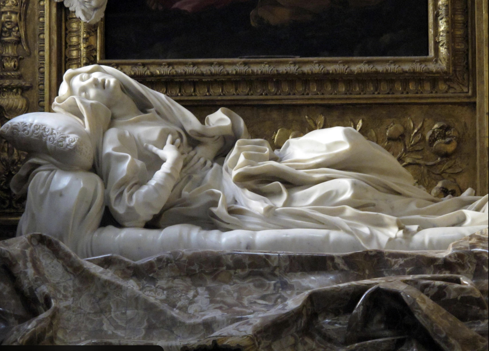 <p><span style="color: green;">Blessed Ludovica Albertoni - Bernini</span></p>