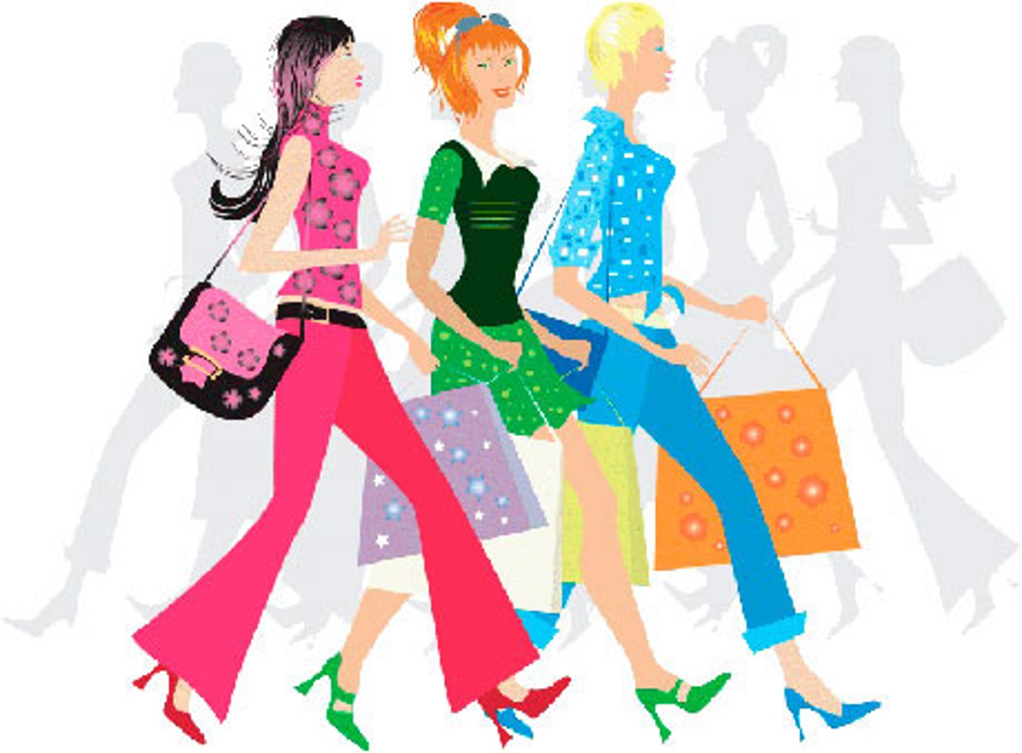 <p>go shopping, I, he goes shopping</p>