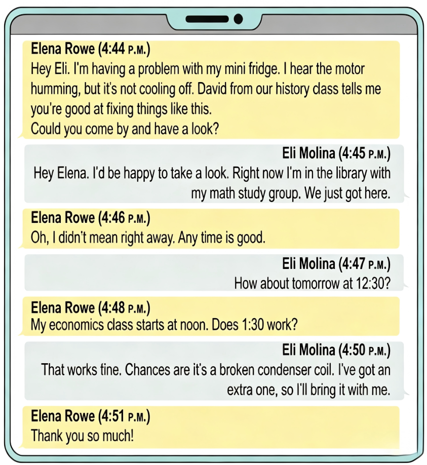 <p><span>What can be concluded about Eli?</span></p>