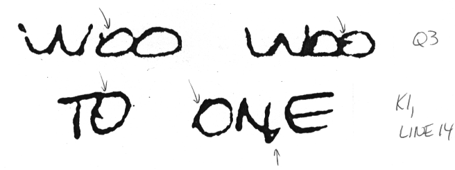 <p>refers to writing characterized by a disconnected style. or block capitals</p><ul><li><p>soemtimes reffered to as manuscript writing or letter printing </p></li></ul><p></p>