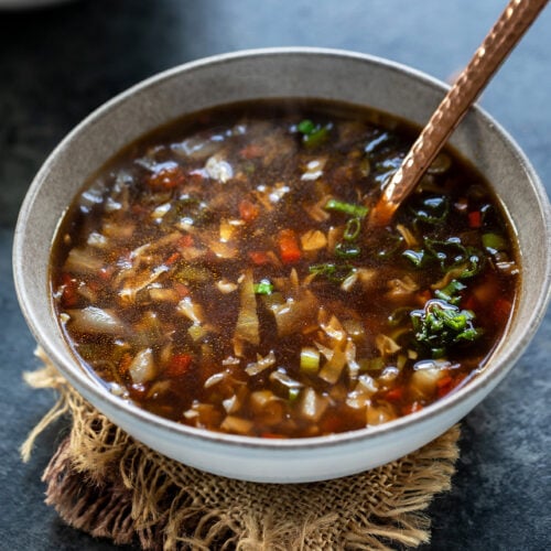 <p>A liquid dish, typically made by boiling meat, fish, or vegetables in stock or water.</p>