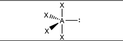 <p>What is the molecular geometry and formula of this molecule?</p>