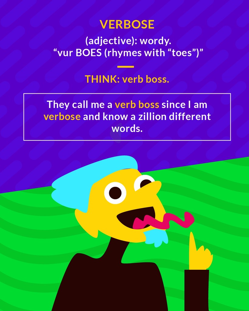 <p>wordy</p>