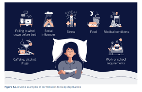 <p>·<span style="font-family: "Times New Roman"; line-height: normal; font-size: 7pt;">&nbsp;&nbsp;&nbsp;&nbsp;&nbsp;&nbsp; </span><strong>Full Sleep Deprivation:</strong><span style="font-family: Aptos, sans-serif;"> no sleep within a 24-hour period.&nbsp;</span></p><p>·<span style="font-family: "Times New Roman"; line-height: normal; font-size: 7pt;">&nbsp;&nbsp;&nbsp;&nbsp;&nbsp;&nbsp; </span><span style="font-family: Aptos, sans-serif;"><strong>Partial Sleep Deprivation:</strong> has sleep for some duration within a 24 hour period, but duration is too short or has poor quality of sleep.</span></p><p><span style="font-family: Aptos, sans-serif;">Both have negative effects on individuals functioning ability.</span></p><p><span style="font-family: Aptos, sans-serif;">Based on the individuals’ needs as some may require greater duration of sleep to feel fully rested.&nbsp; If a person has not slept for time required for their age/quality is lacking, they may feel partially sleep deprived.</span></p>