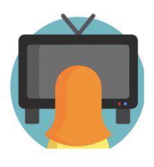<p>to watch TV</p>