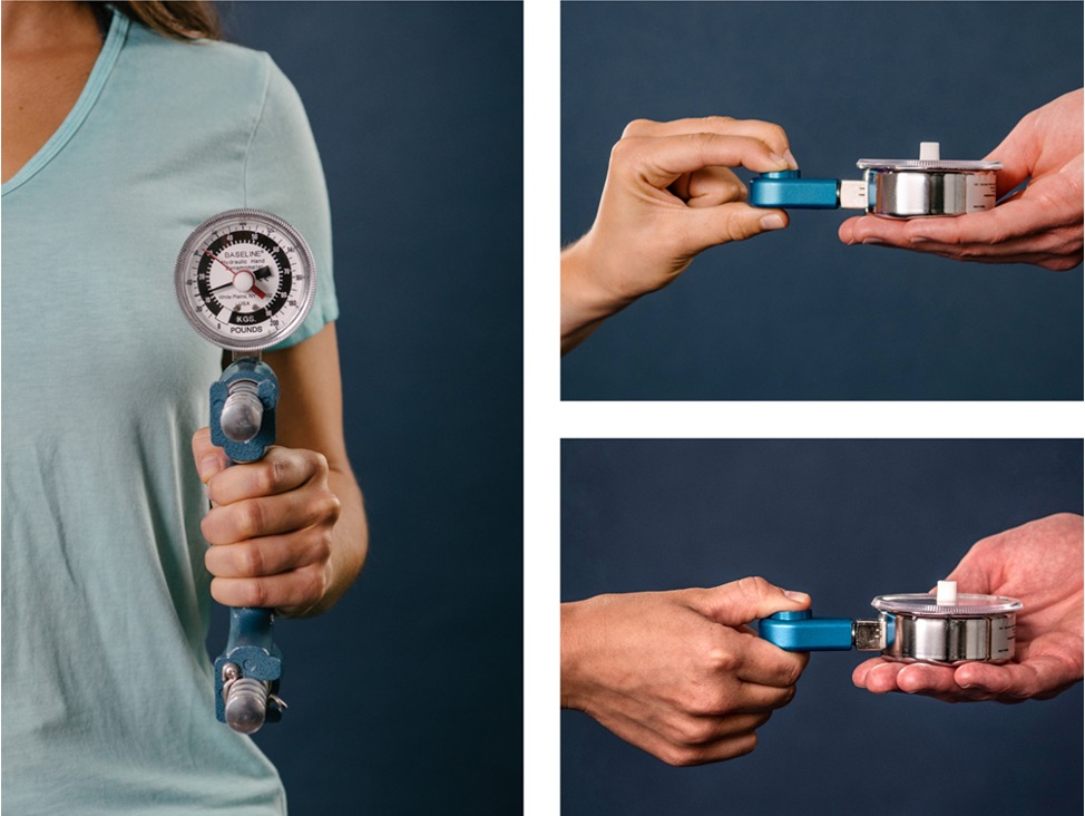 <p>used to asses grip and pinch strength </p>