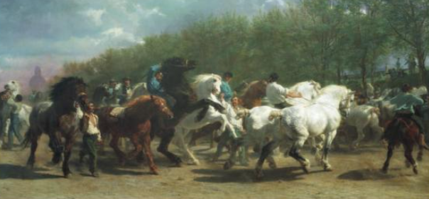 <p>Rosa Bonheur, The Horse Fair, 1853 (MMA)</p>