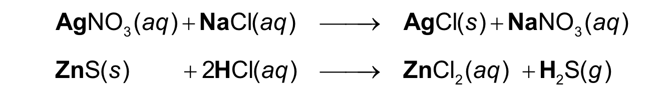 <p><span><span>In a double replacement, the positive ions in the reactant</span></span><br><span><span>compounds switch places</span></span></p>