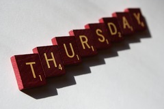 <p>on Thursdays</p>