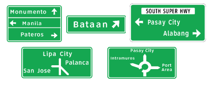 <p>Advance Direction Signs</p>