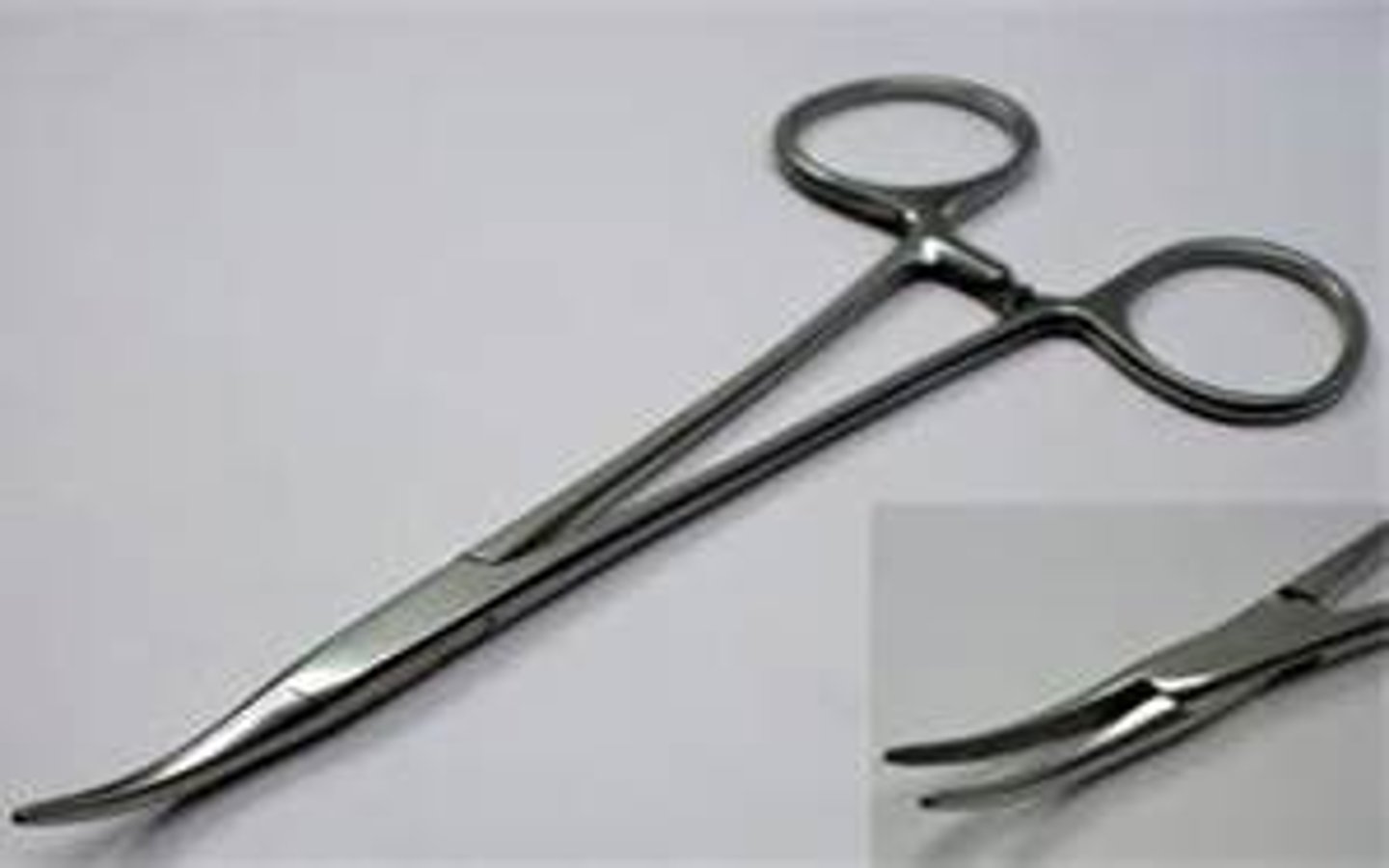 <p>Surgical instrument used to clamp blood vessels</p>